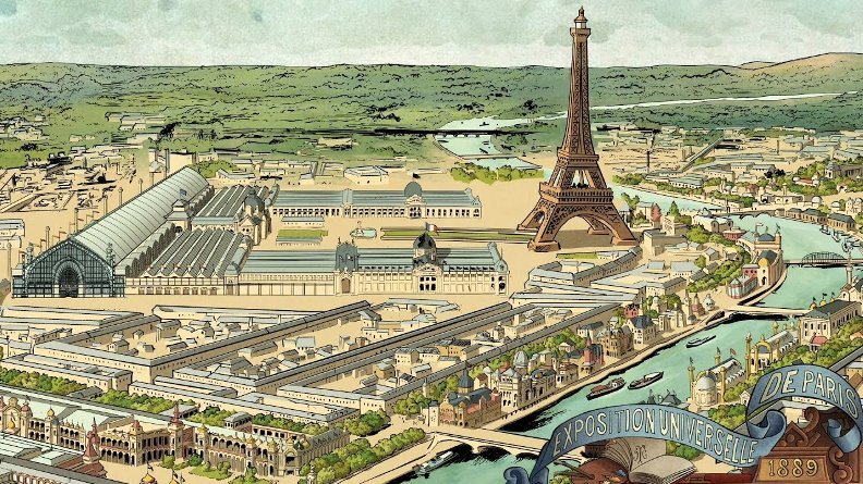 L’exposition universelle et la tour Eiffel